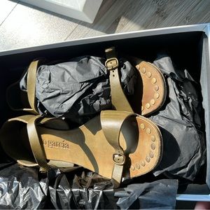 Pedro Garcia Olive Sandals